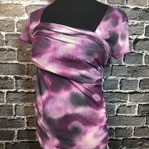 Anthropologie Sweet Pea Purple dyed Shirt Medium